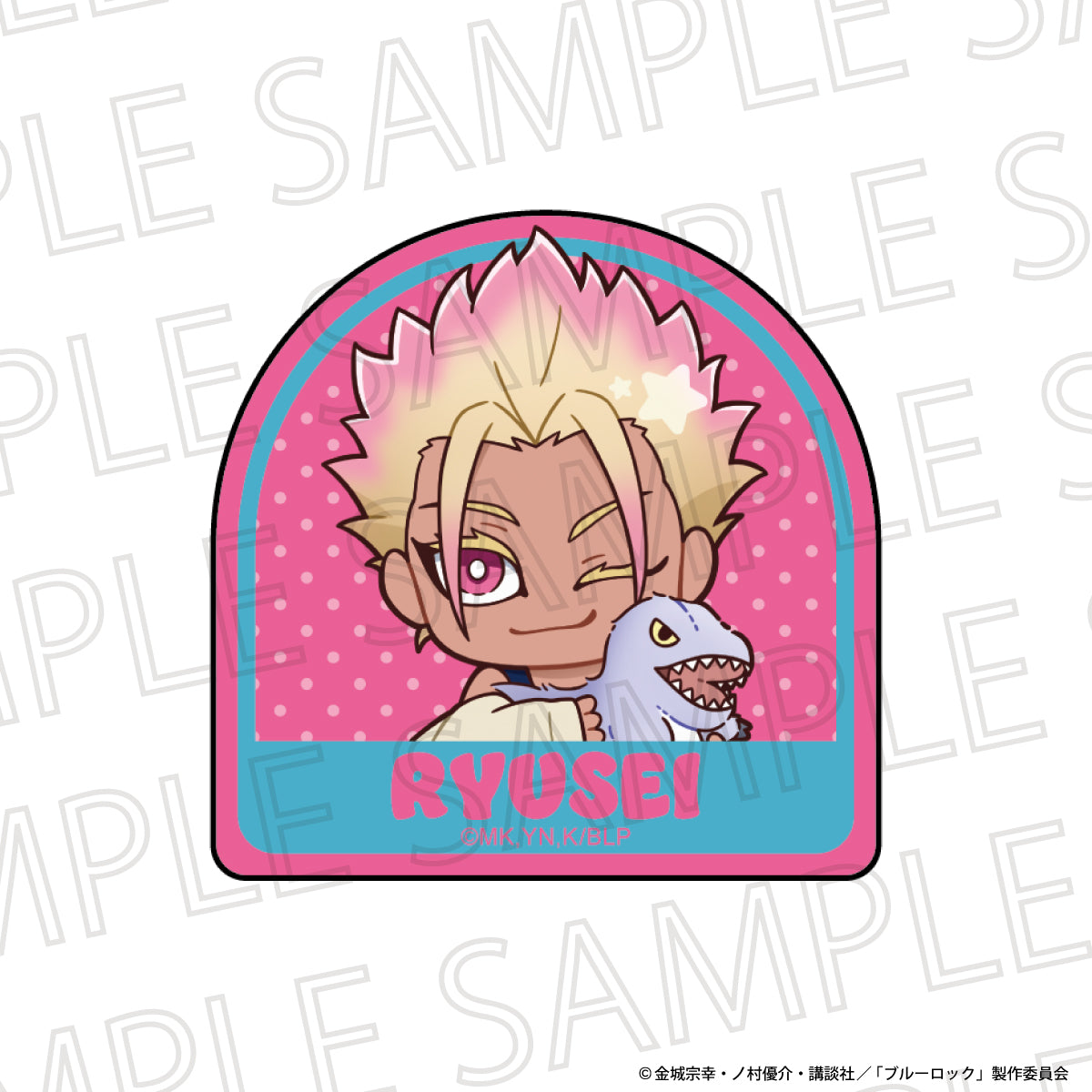 ブルーロック_りらたいむ　アクリルピンズ　士道龍聖