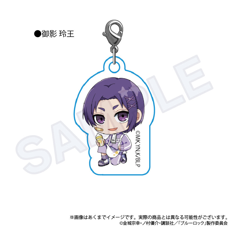 ブルーロック_チャーム付きネックストラップ　ジャージエプロンver.　御影 玲王