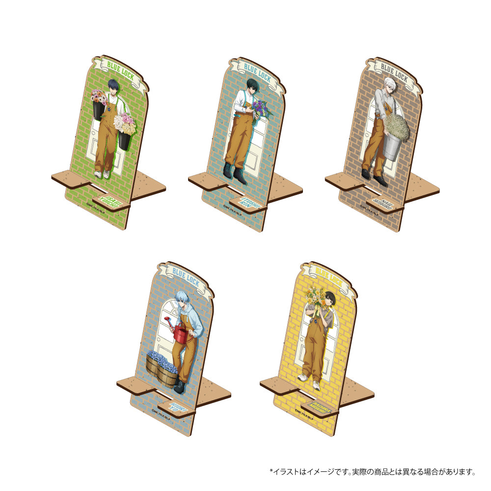 ブルーロック_ウッドスマホスタンド 潔 世一(お花屋さん)　【colleize先行販売商品】