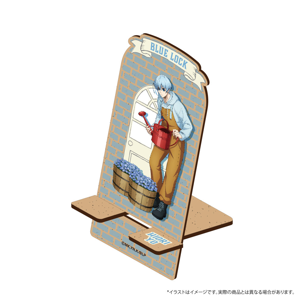 ブルーロック_ウッドスマホスタンド 氷織 羊(お花屋さん)　【colleize先行販売商品】