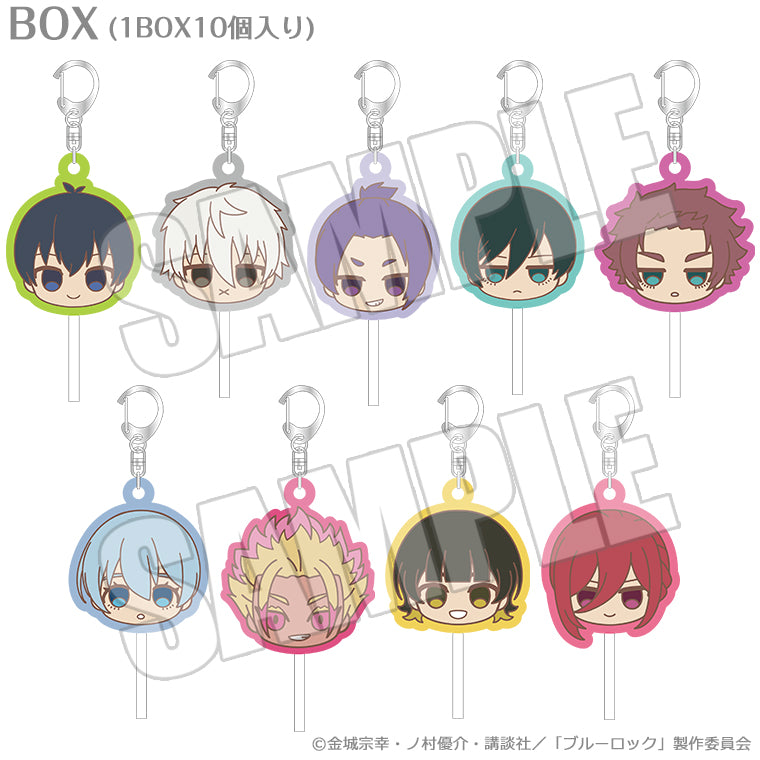 ブルーロック_トレーディングおかおラバーストラップ ブルーロック【OPP/10個入り】