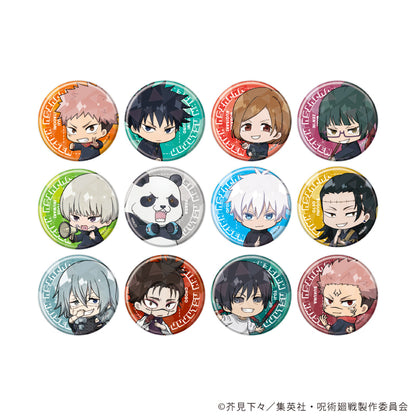 呪術廻戦_トレーディング缶バッジ(レア入り) 02/BOX(全13種)(ノーマル12種/レア1種)(ミニキャライラスト)【BOX/13個入り】