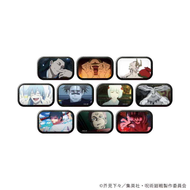 呪術廻戦_スクエア缶バッジ 02/BOX(全10種)【コンプリートBOX/10個入り】