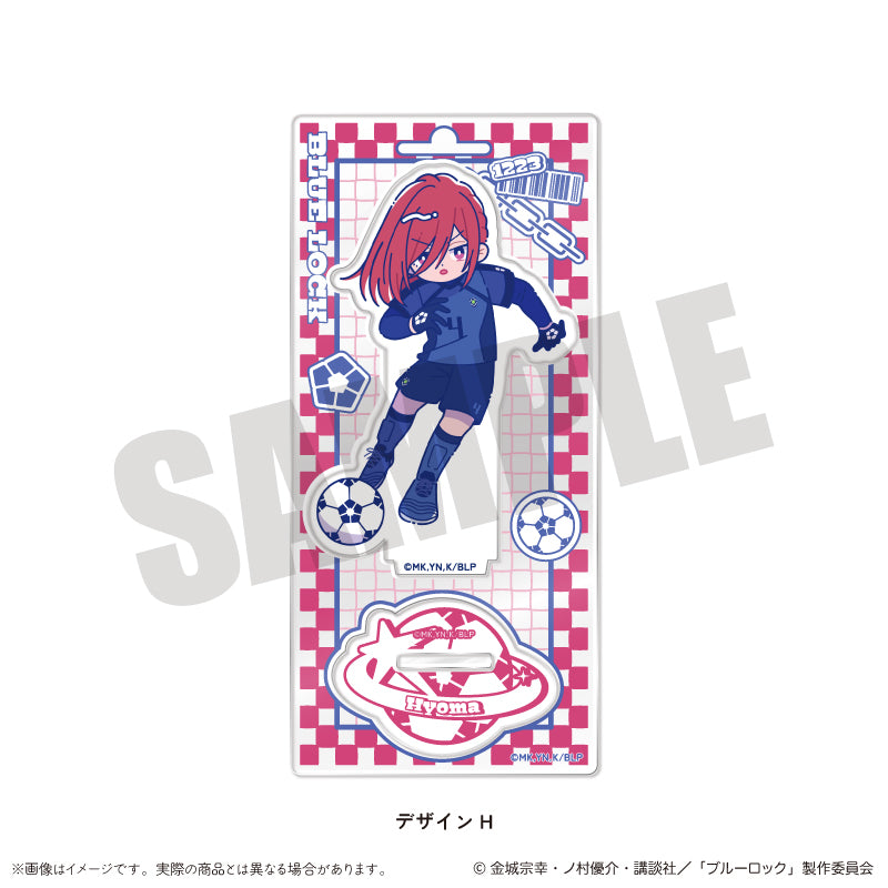 ブルーロック_アクリルスタンド にゅ〜とろ 第1弾 H 千切 豹馬