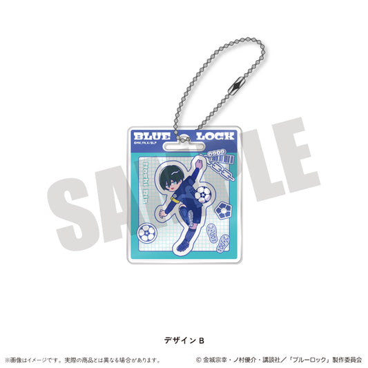 ブルーロック_アクリルキーホルダー にゅ〜とろ 第1弾 B 糸師 凛