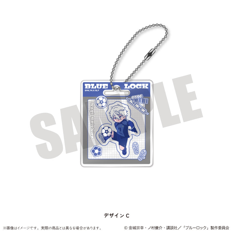 ブルーロック_アクリルキーホルダー にゅ〜とろ 第1弾 C 凪 誠士郎