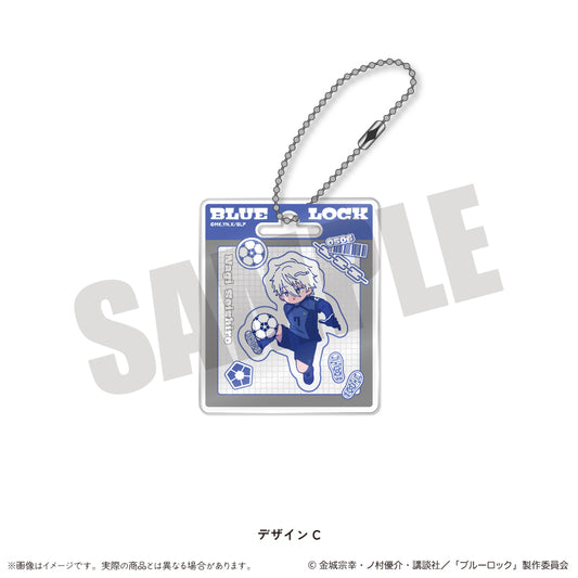 ブルーロック_アクリルキーホルダー にゅ〜とろ 第1弾 C 凪 誠士郎