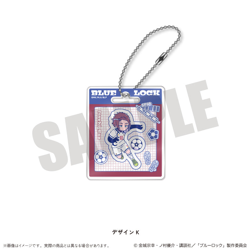 ブルーロック_アクリルキーホルダー にゅ〜とろ 第1弾 K 糸師 冴