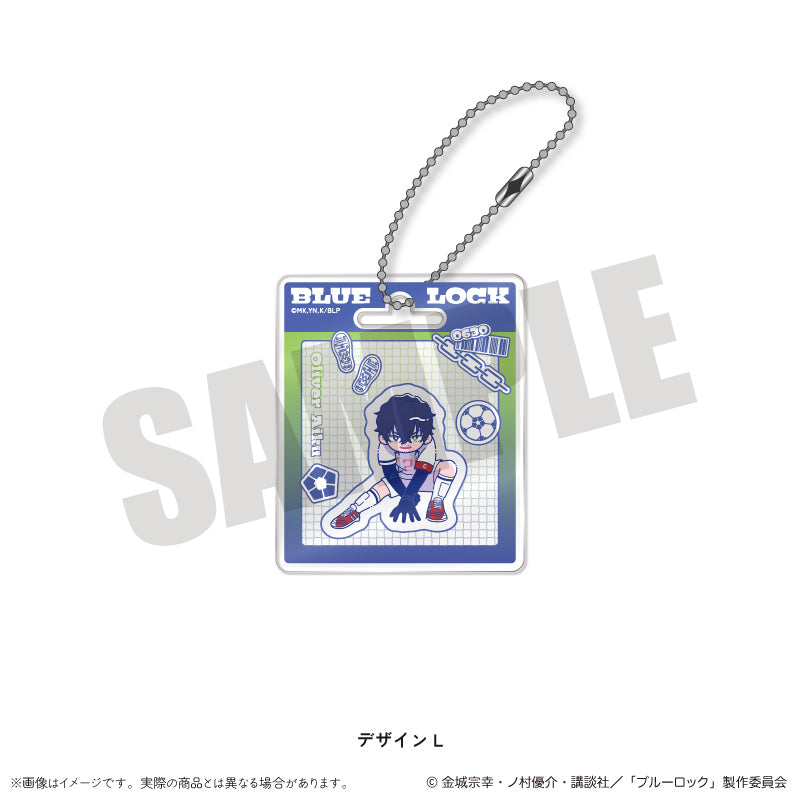 ブルーロック_アクリルキーホルダー にゅ〜とろ 第1弾 L オリヴァ・愛空