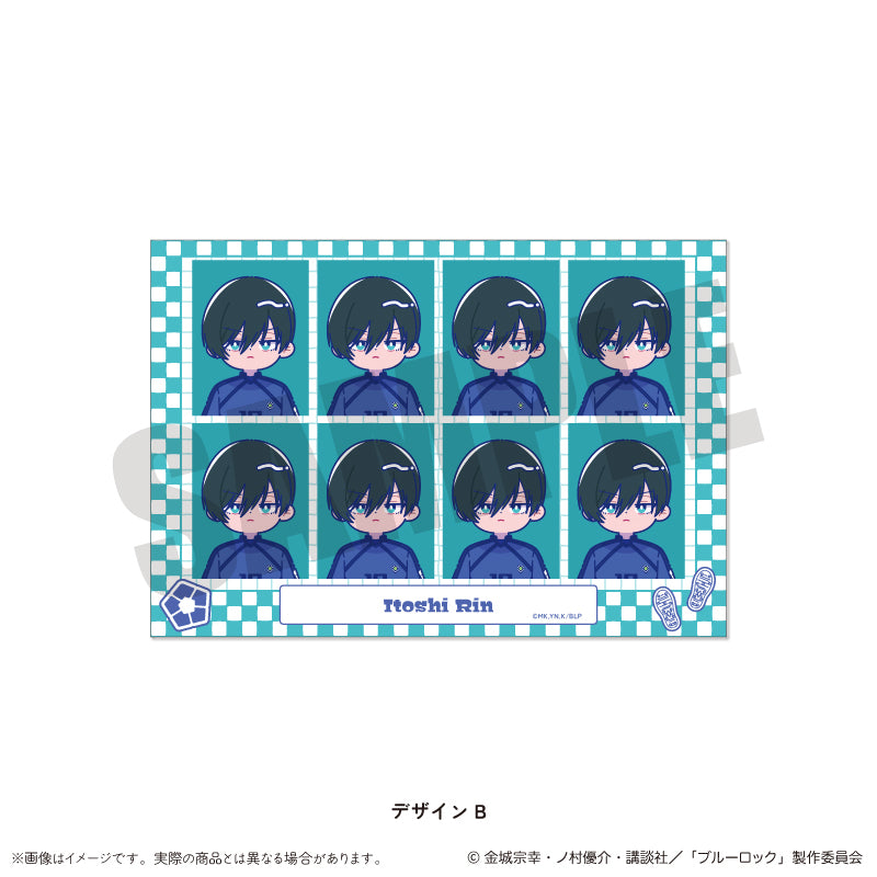 ブルーロック_証明写真風ステッカー にゅ〜とろ 第1弾 B 糸師 凛