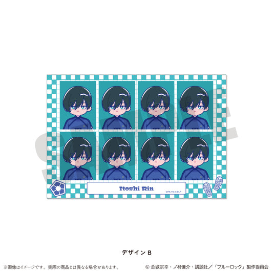 ブルーロック_証明写真風ステッカー にゅ〜とろ 第1弾 B 糸師 凛