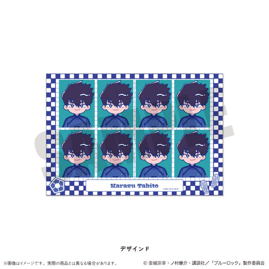 ブルーロック_証明写真風ステッカー にゅ〜とろ 第1弾 F 烏 旅人