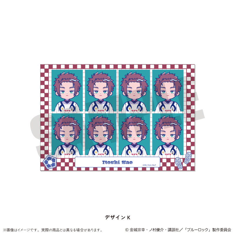 ブルーロック_証明写真風ステッカー にゅ〜とろ 第1弾 K 糸師 冴