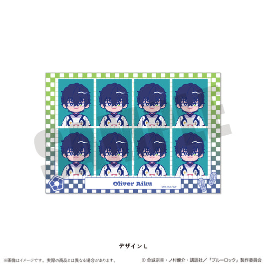 ブルーロック_証明写真風ステッカー にゅ〜とろ 第1弾 L オリヴァ・愛空