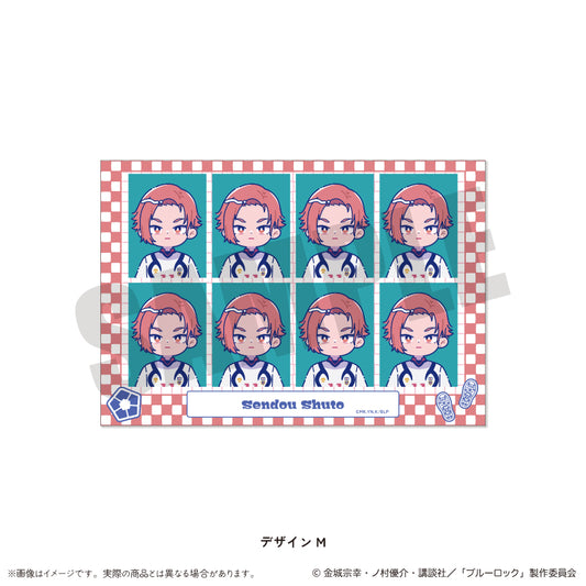 ブルーロック_証明写真風ステッカー にゅ〜とろ 第1弾 M 閃堂 秋人