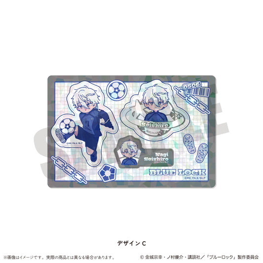 ブルーロック_ホログラムステッカーシート にゅ〜とろ 第1弾 C 凪 誠士郎