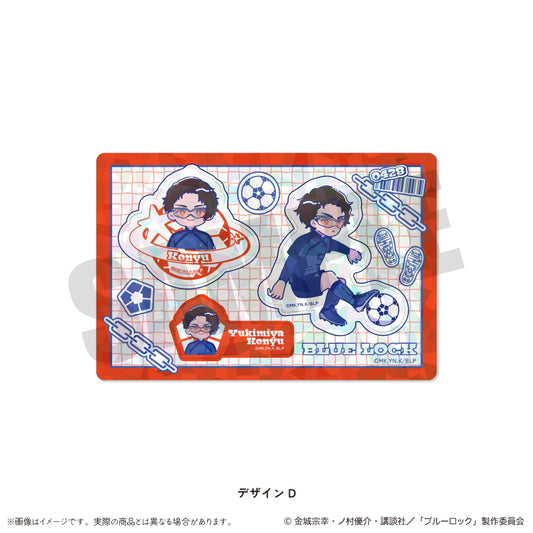 ブルーロック_ホログラムステッカーシート にゅ〜とろ 第1弾 D 雪宮 剣優