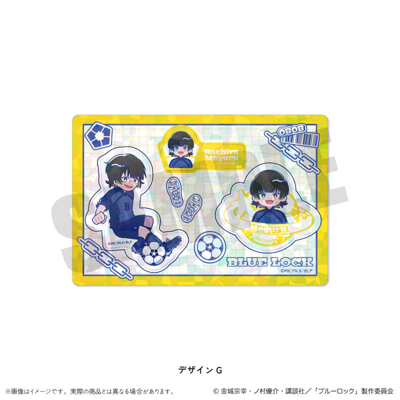 ブルーロック_ホログラムステッカーシート にゅ〜とろ 第1弾 G 蜂楽 廻