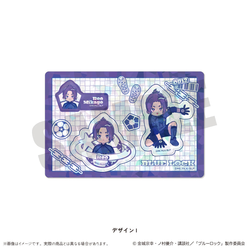 ブルーロック_ホログラムステッカーシート にゅ〜とろ 第1弾 I 御影 玲王
