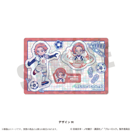 ブルーロック_ホログラムステッカーシート にゅ〜とろ 第1弾 M 閃堂 秋人
