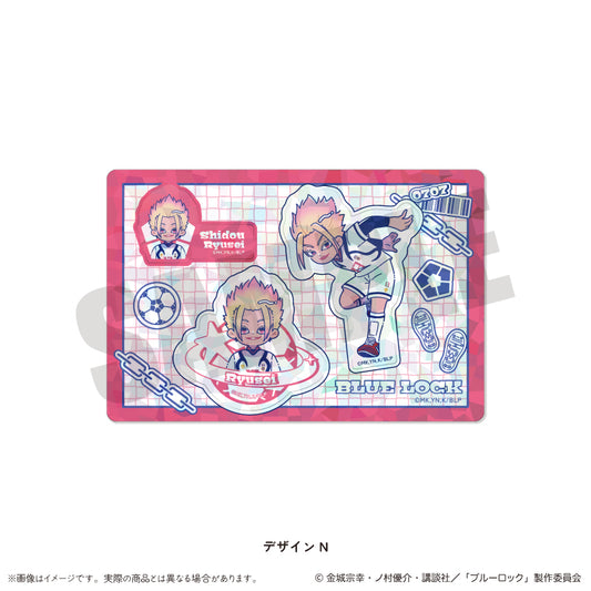 ブルーロック_ホログラムステッカーシート にゅ〜とろ 第1弾 N 士道 龍聖