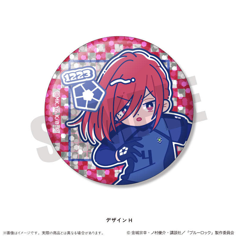 ブルーロック_トレーディングホログラム缶バッジ にゅ〜とろ 第1弾 【BOX／14個入り】