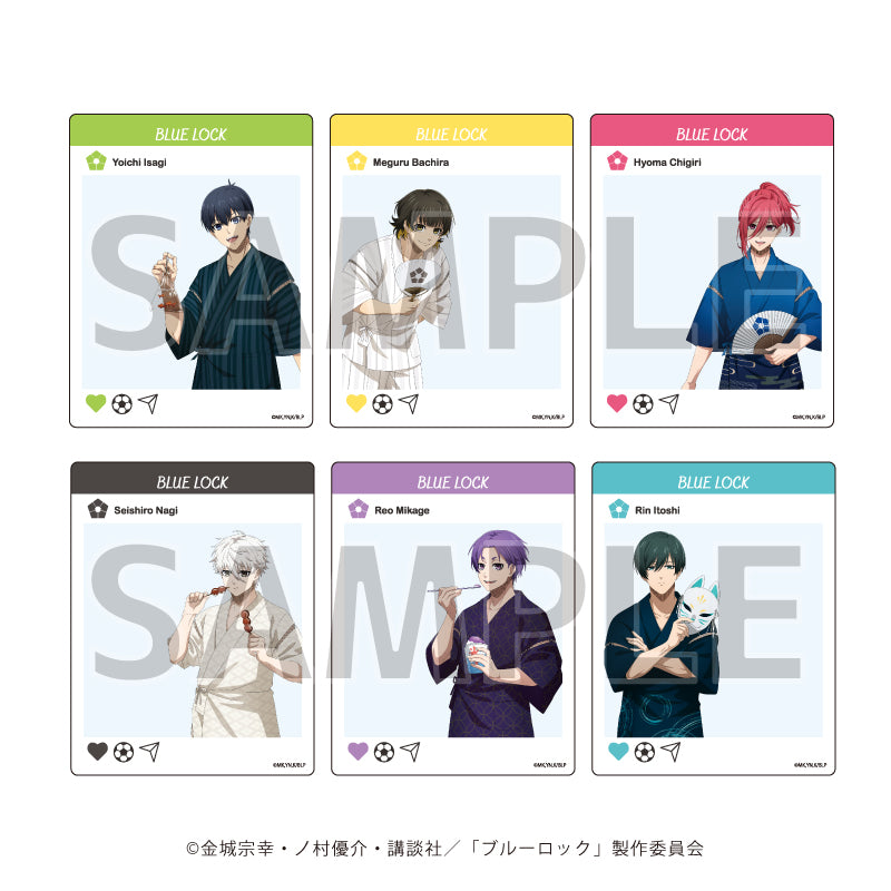 ブルーロック_アクリルカード05/甚平ver. BOX(全6種)(描き下ろしイラスト)【コンプリートBOX/6個入り】