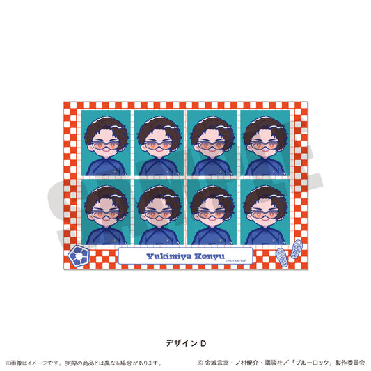 ブルーロック_証明写真風ステッカー にゅ〜とろ 第1弾 D 雪宮 剣優