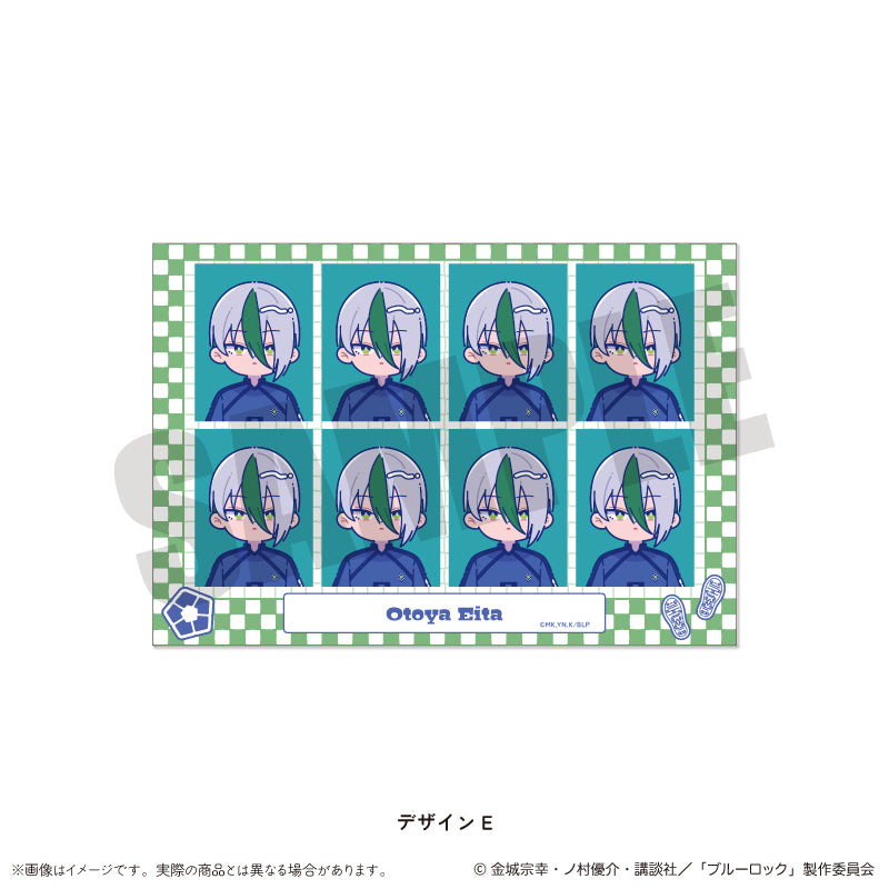 ブルーロック_証明写真風ステッカー にゅ〜とろ 第1弾 E 乙夜 影汰