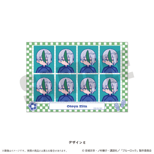 ブルーロック_証明写真風ステッカー にゅ〜とろ 第1弾 E 乙夜 影汰