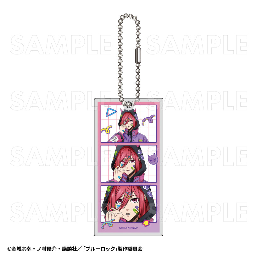 ブルーロック_でびデコパーカー アクリルキーホルダー 千切豹馬