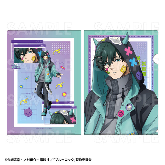 ブルーロック_でびデコパーカー クリアファイル 糸師凛