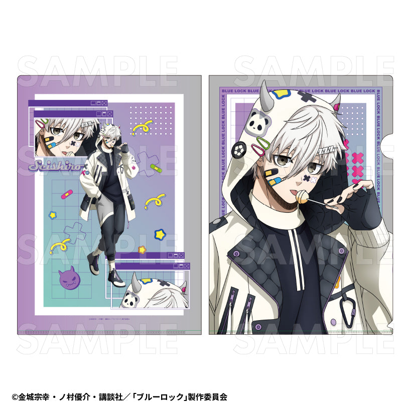 ブルーロック_でびデコパーカー クリアファイル 凪誠士郎