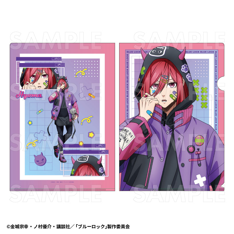 ブルーロック_でびデコパーカー クリアファイル 千切豹馬