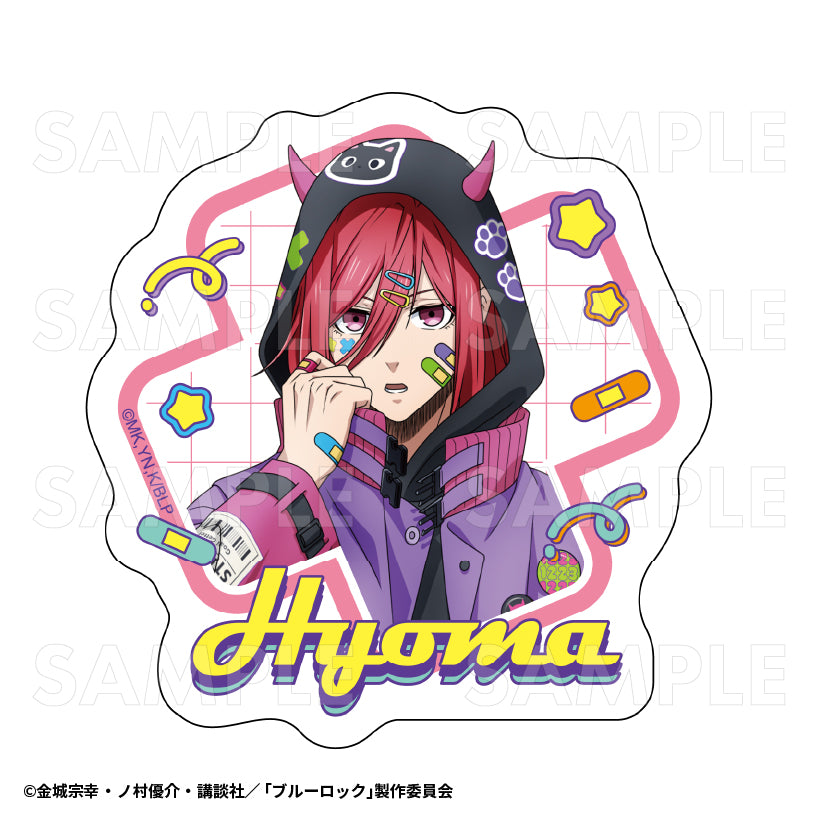 ブルーロック_でびデコパーカー ダイカットステッカー 千切豹馬