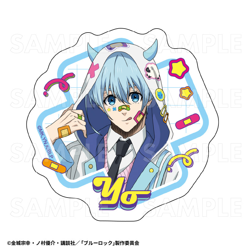 ブルーロック_でびデコパーカー ダイカットステッカー 氷織羊