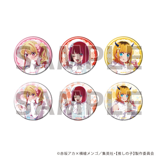 【推しの子】_缶バッジ03/アフタヌーンティーver. BOX(全6種)(描き下ろしイラスト)【コンプリートBOX/6個入り】
