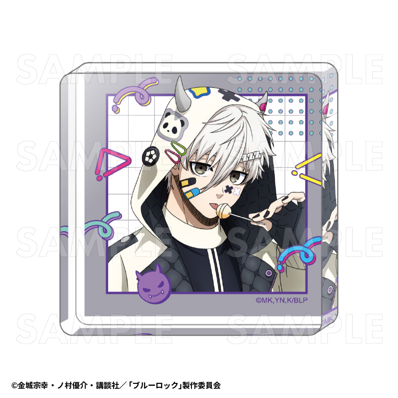 ブルーロック_でびデコパーカー ミニアクリルブロック 凪誠士郎