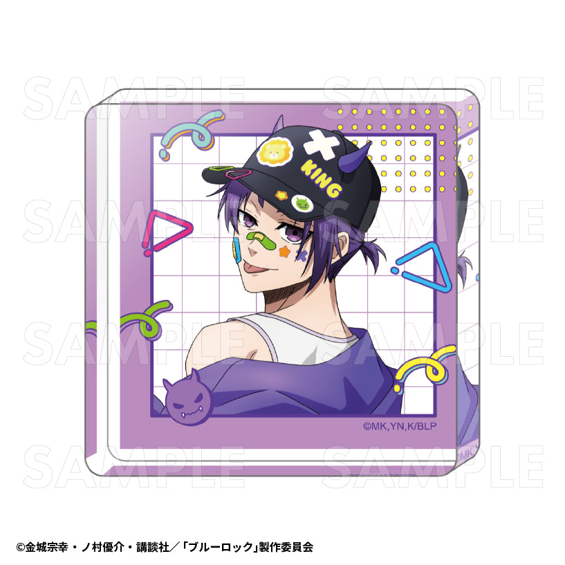ブルーロック_でびデコパーカー ミニアクリルブロック 御影玲王