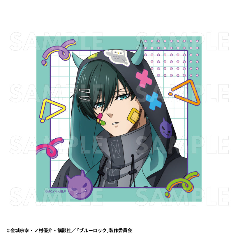 ブルーロック_でびデコパーカー ミニタオル 糸師凛