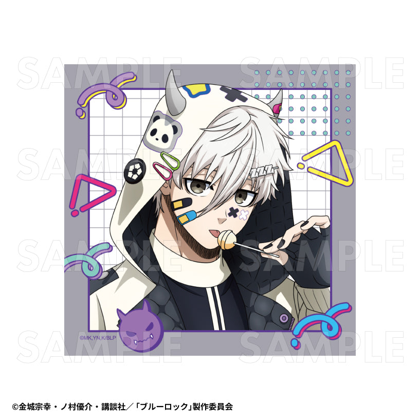 ブルーロック_でびデコパーカー ミニタオル 凪誠士郎