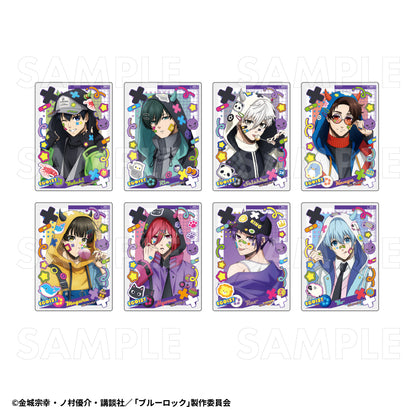 ブルーロック_でびデコパーカー トレーディングアクリルカード【BOX／8パック入り】