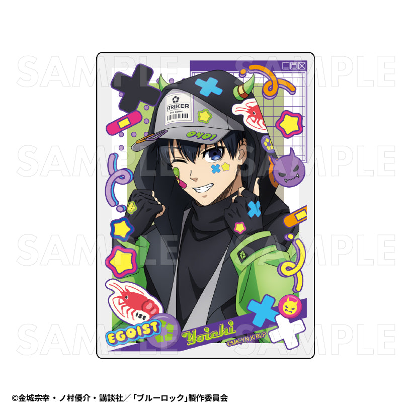 ブルーロック_でびデコパーカー トレーディングアクリルカード【BOX／8パック入り】