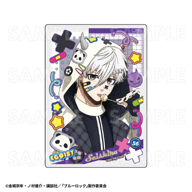 ブルーロック_でびデコパーカー トレーディングアクリルカード【BOX／8パック入り】
