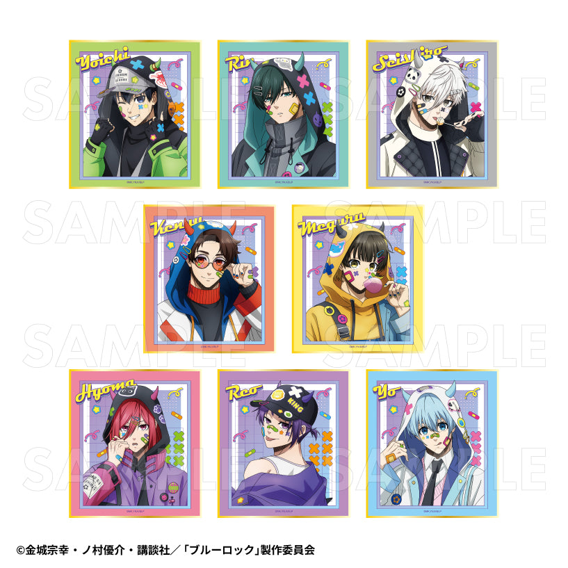 ブルーロック_でびデコパーカー トレーディングミニ色紙【BOX／8パック入り】