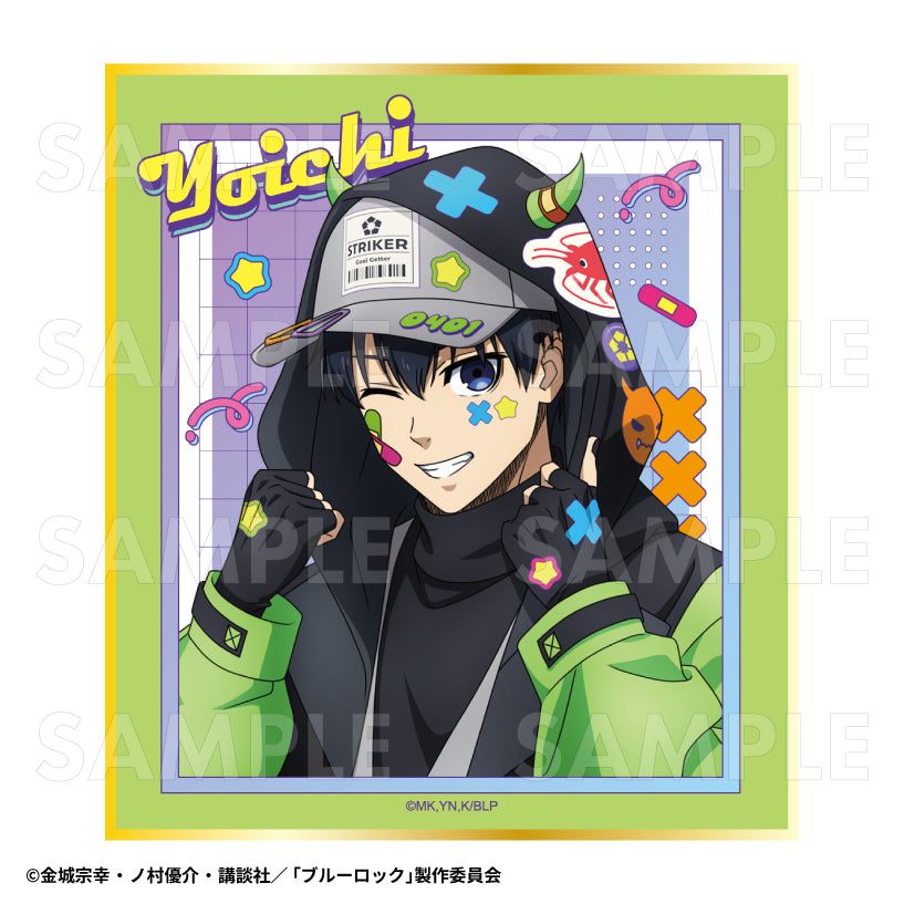 ブルーロック_でびデコパーカー トレーディングミニ色紙【BOX／8パック入り】