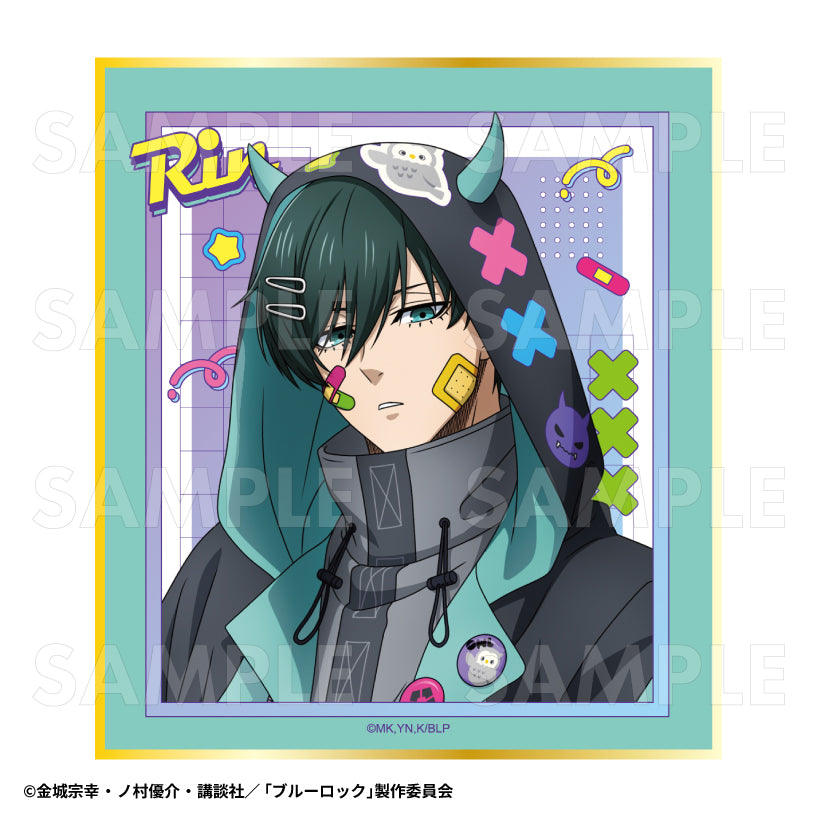 ブルーロック_でびデコパーカー トレーディングミニ色紙【BOX／8パック入り】