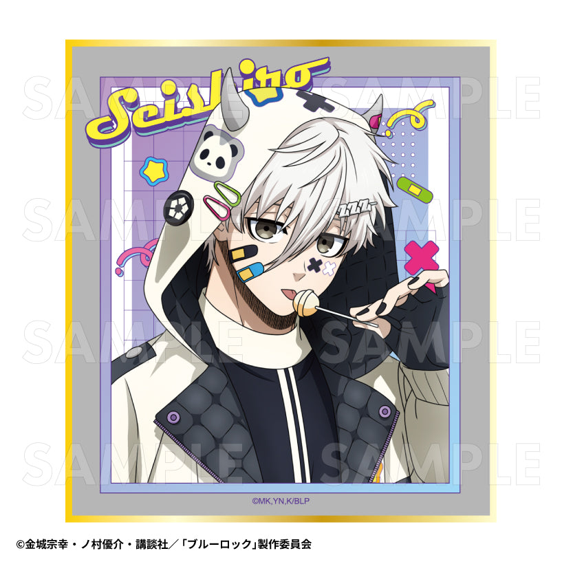 ブルーロック_でびデコパーカー トレーディングミニ色紙【BOX／8パック入り】