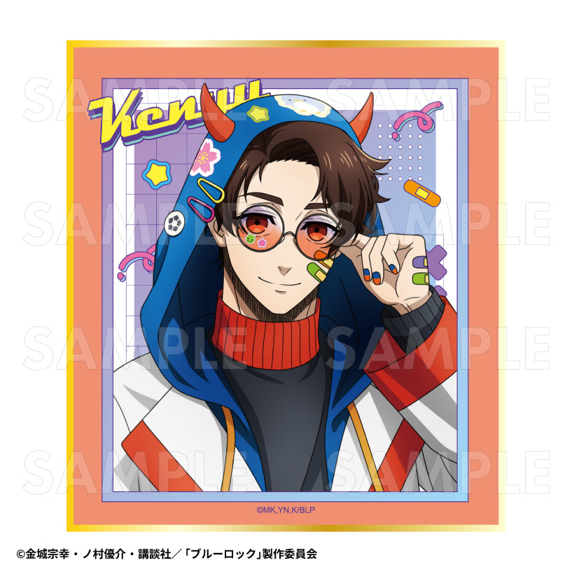 ブルーロック_でびデコパーカー トレーディングミニ色紙【BOX／8パック入り】