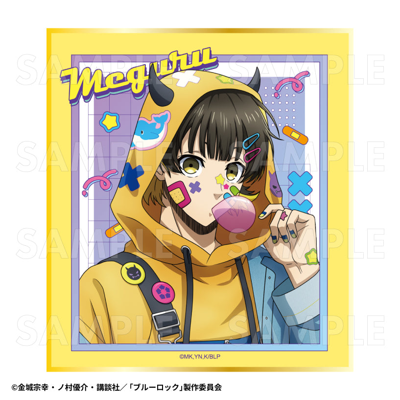 ブルーロック_でびデコパーカー トレーディングミニ色紙【BOX／8パック入り】